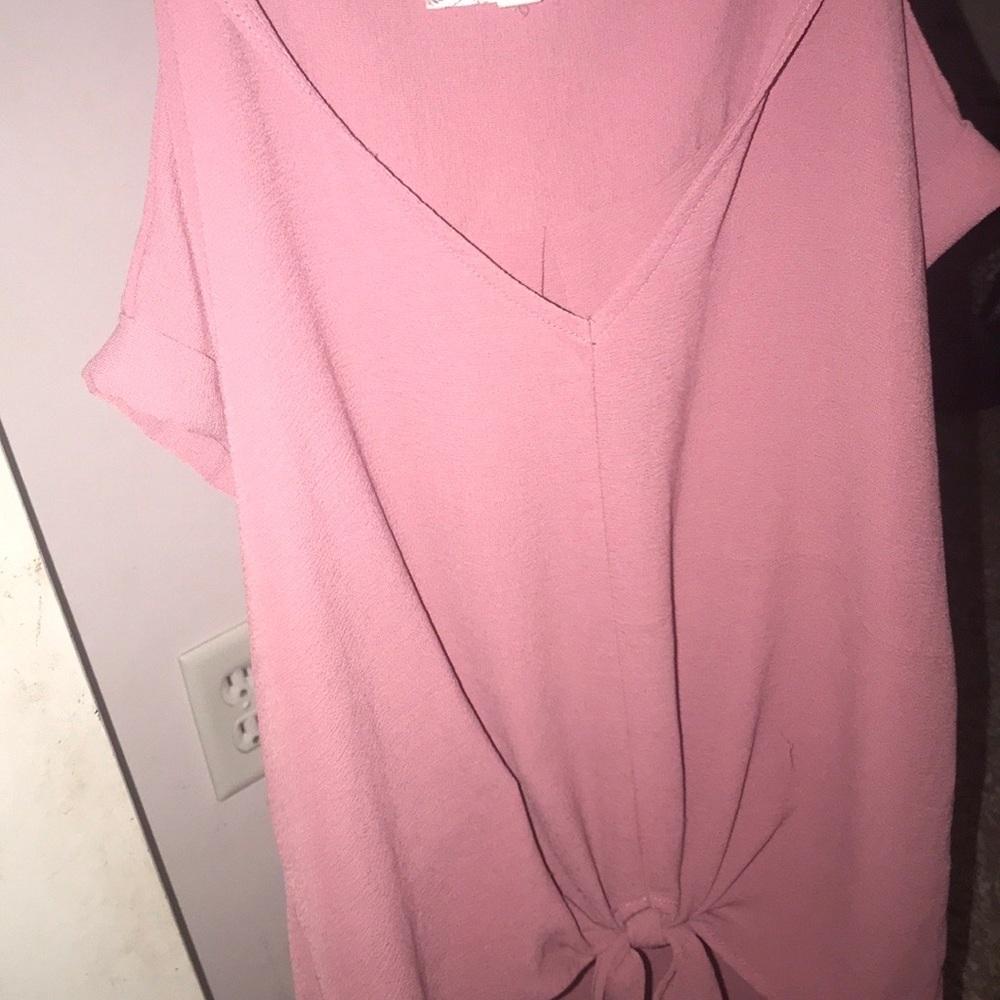 pink blouse